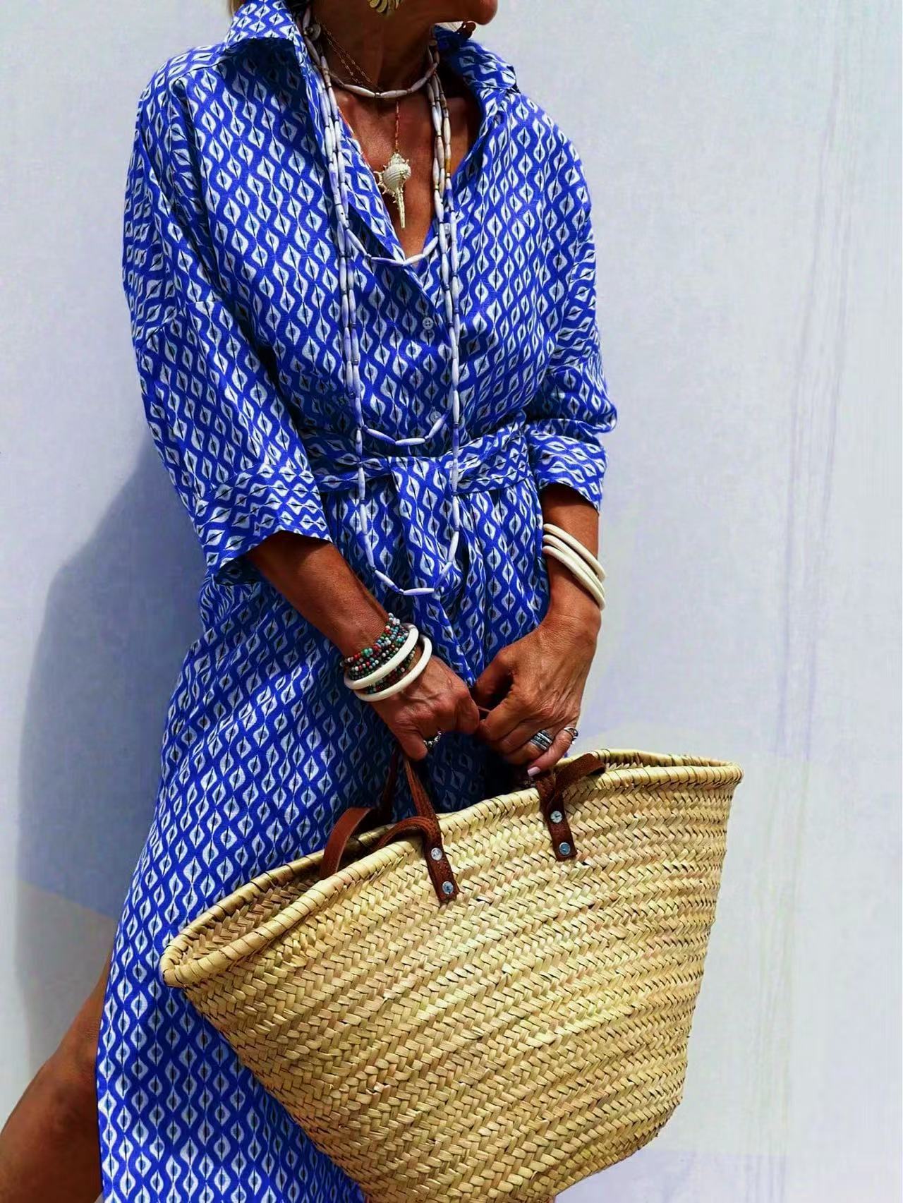Maxi with Belt Summer Linen Lo - огляд і ціна Casual Loose Linen Shirt Dress