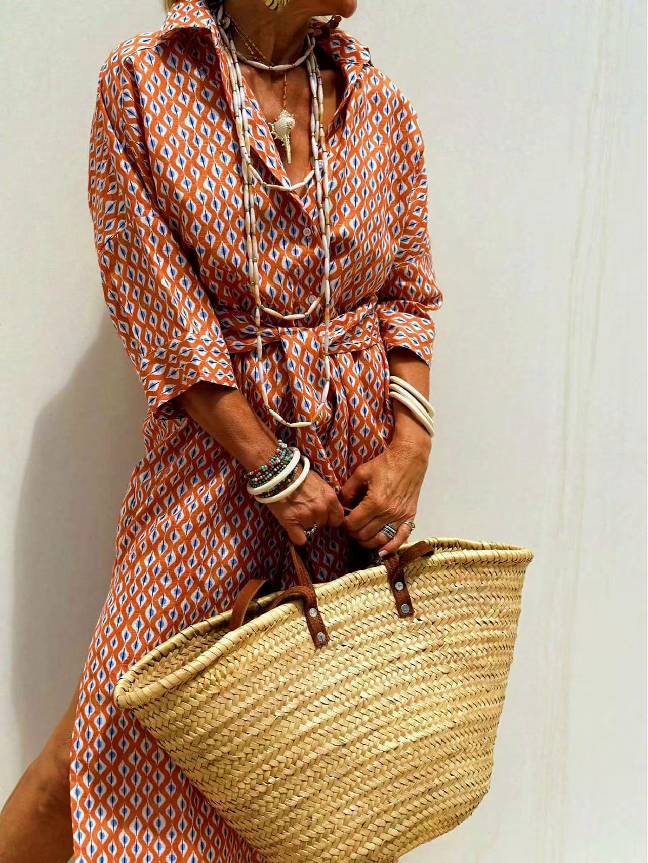 Maxi with Belt Summer Linen Lo - огляд і ціна Casual Loose Linen Shirt Dress