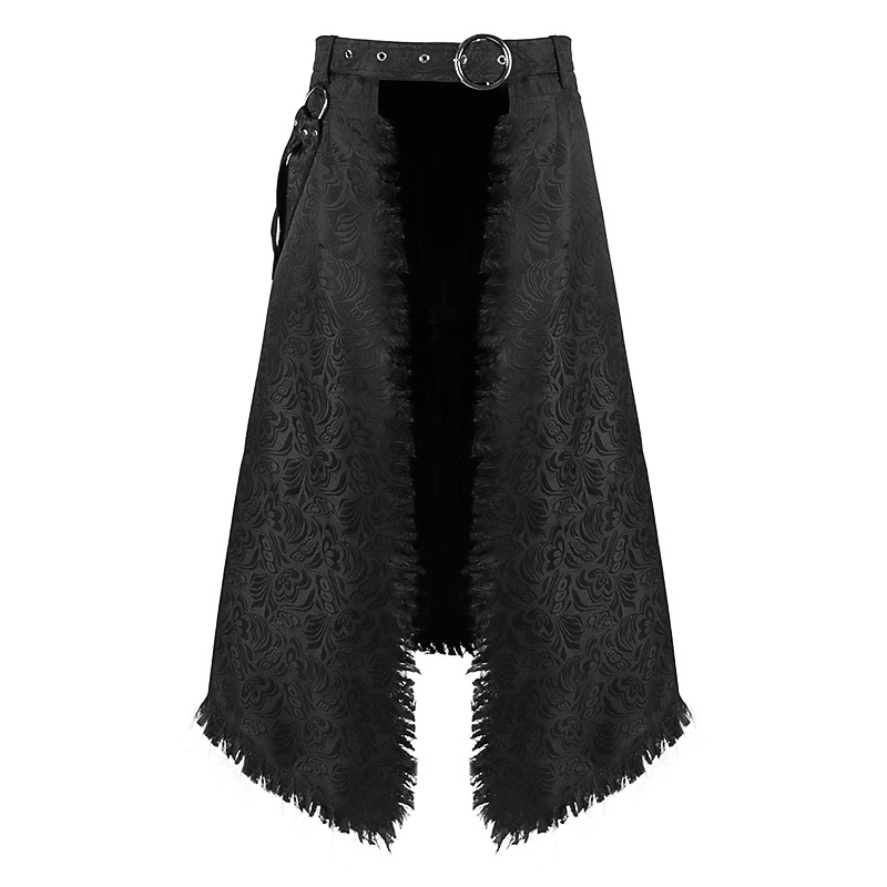 Men Gothic Jacquard Asymmetry  - огляд і ціна Skirts