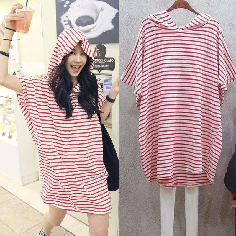 Summer New Korean Style Loose  - огляд і ціна Korean Style A Line Shirt Dress