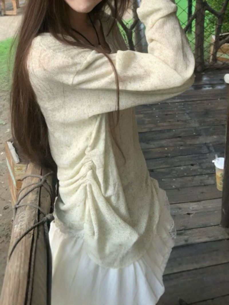 Korean Style Sweet V-neck Bow  - огляд і ціна Blouses