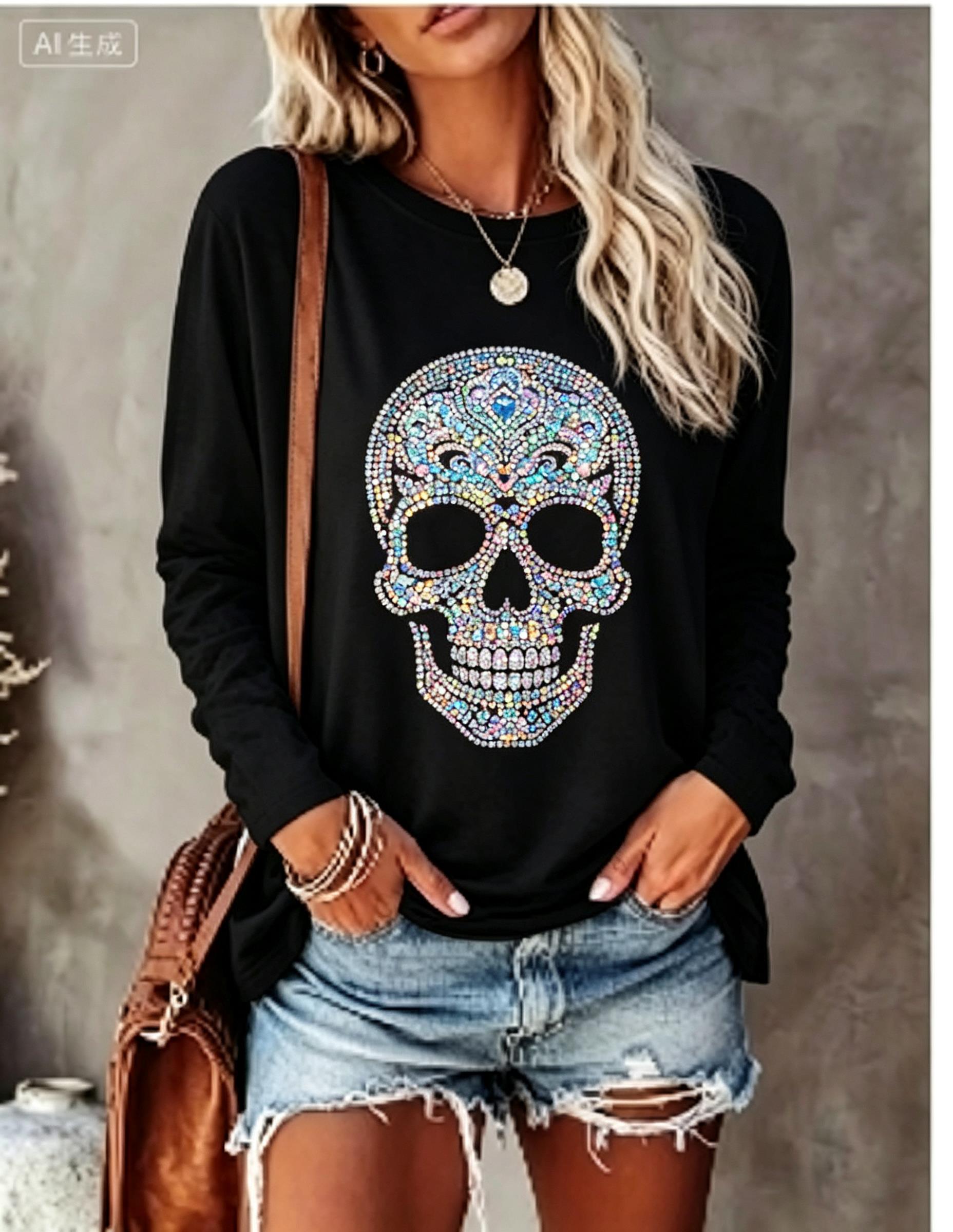 Women Long Sleeve T‑Shirt Simu - огляд і ціна Blouses