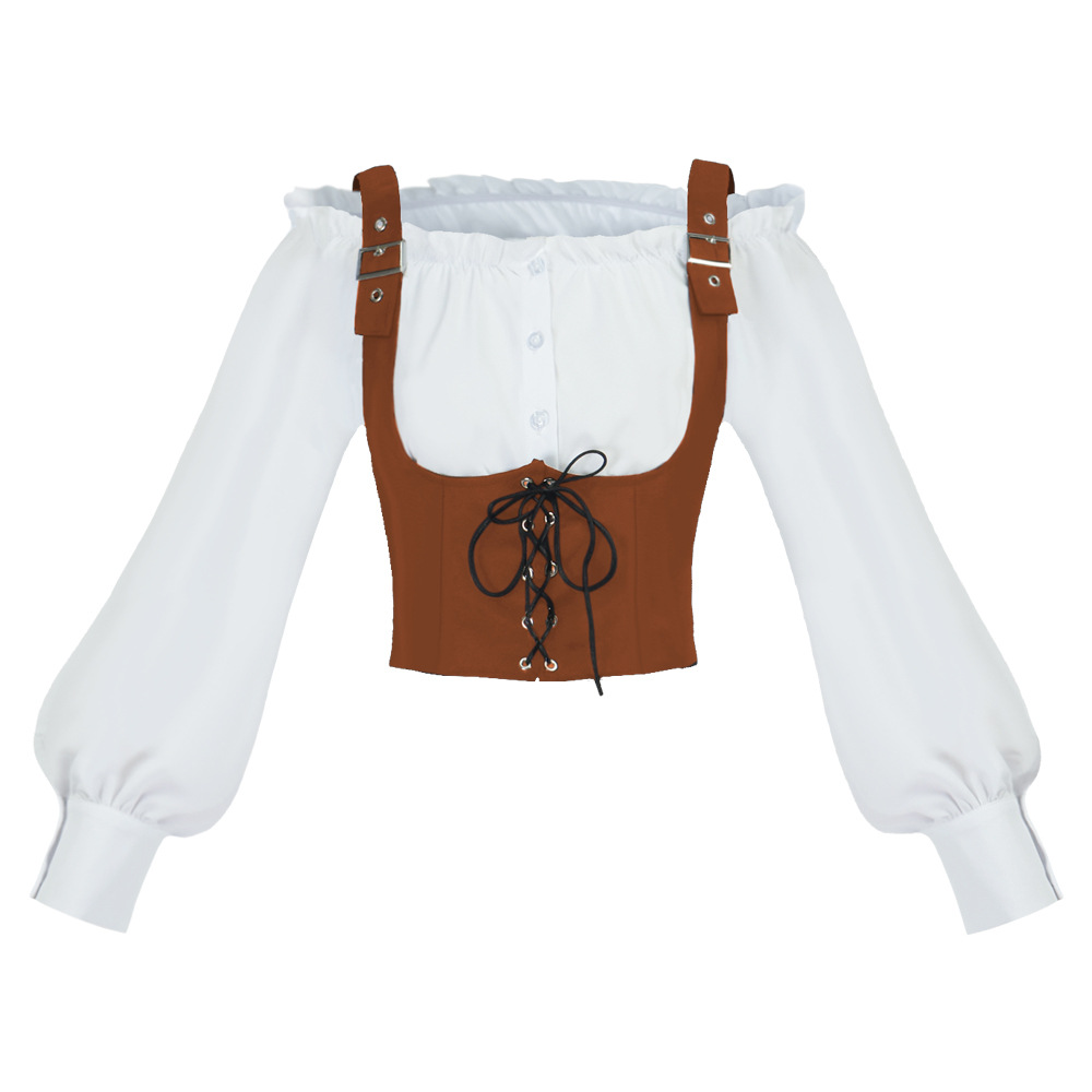 Retro Western Style Women Blou - огляд і ціна Blouses
